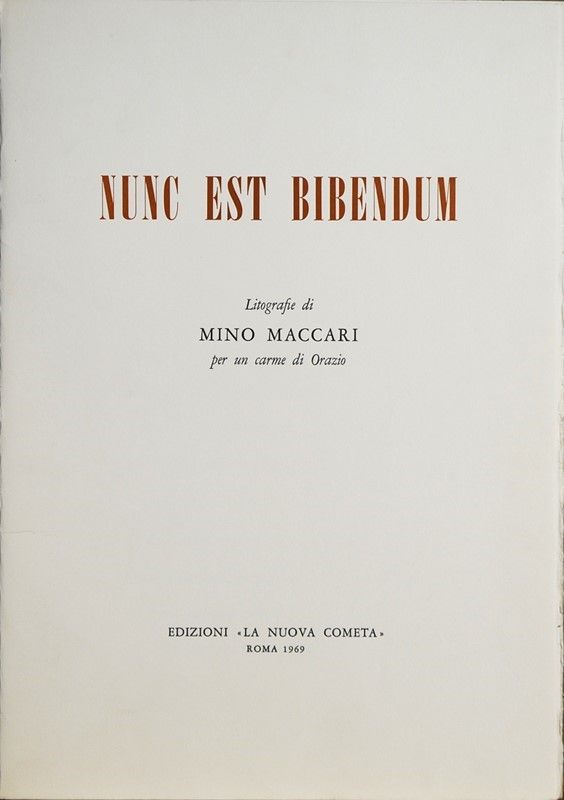 Mino Maccari - Tre Litografie a Colori