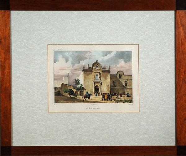 Eglise de San Blas  - Stampa - Asta GRAFICA ed EDIZIONI da una collezione privata - Galleria Pananti Casa d'Aste
