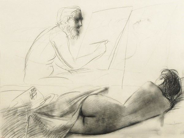 Giacomo Manz&#249; - Figura distesa