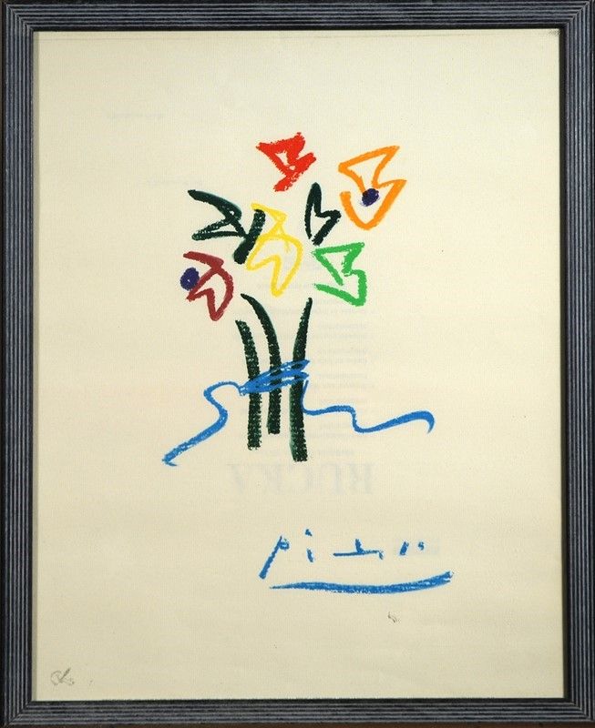 D'apres Picasso - Fiori
