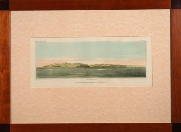 Leon Jean Baptiste Sabatier - Port d'Acapulco  - Litografia - Asta GRAFICA ed EDIZIONI da una collezione privata - Galleria Pananti Casa d'Aste