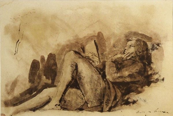 Giacomo Manz&#249; - Studio di figura
