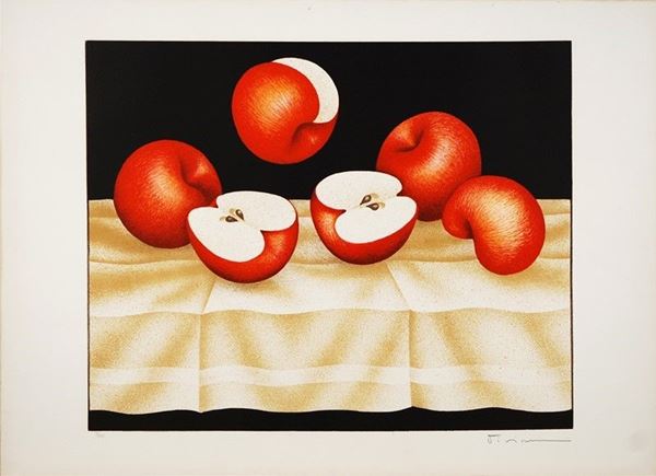 Vanni Viviani : Mele  - Litografia - Auction GRAFICA ed EDIZIONI da una collezione privata - Galleria Pananti Casa d'Aste