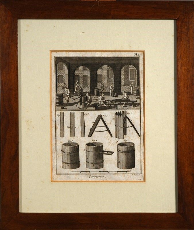 Pietro Scattaglia - 8 Stampe Winemaking Implents