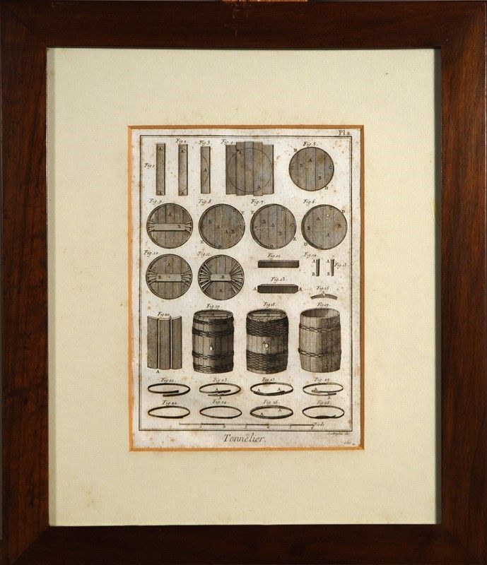 Pietro Scattaglia - 8 Stampe Winemaking Implents
