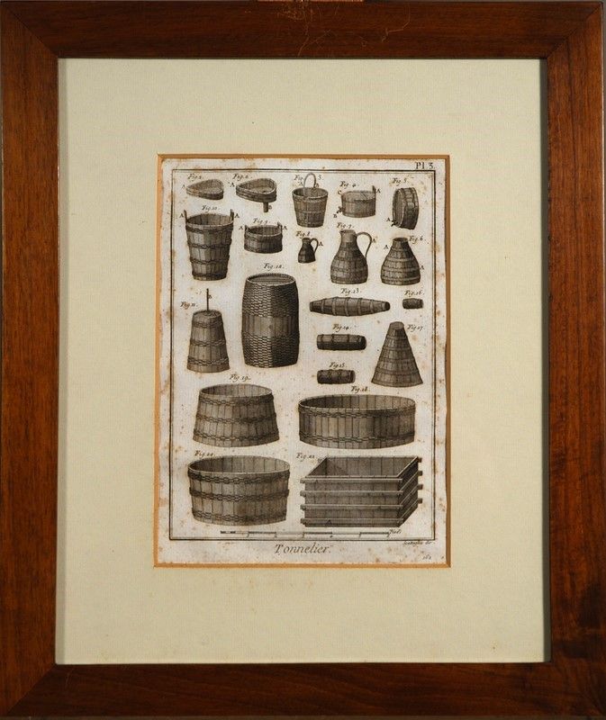Pietro Scattaglia - 8 Stampe Winemaking Implents
