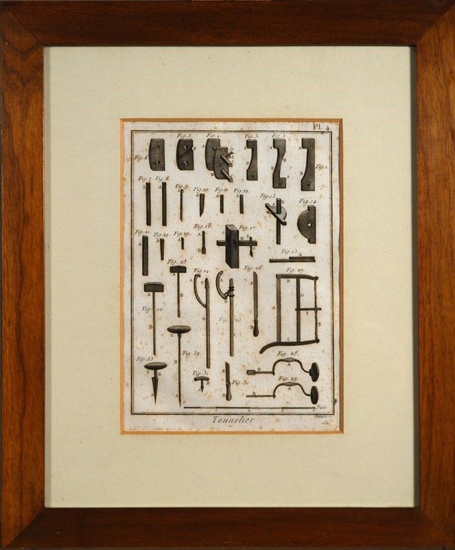 Pietro Scattaglia - 8 Stampe Winemaking Implents