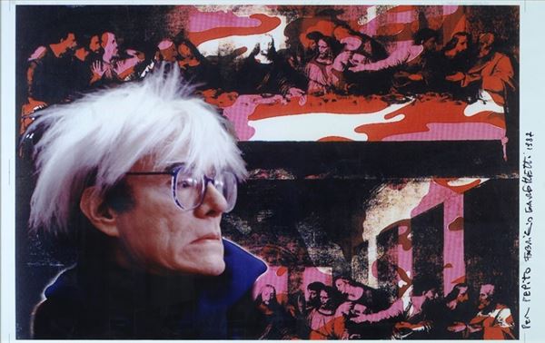 Fabrizio Garghetti : "L'ultima cena" Andy Warhol  (1987)  - Fotografia a colori - Asta Arte Moderna e Contemporanea - III - Galleria Pananti Casa d'Aste
