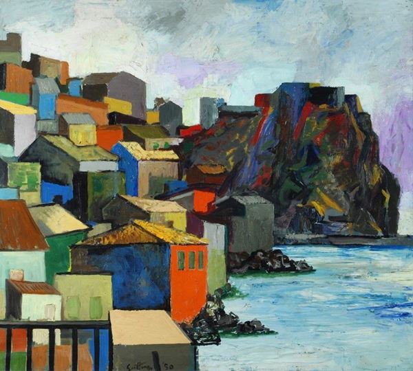 Renato Guttuso : Scilla  (1950)  - Olio su tela - Auction Arte moderna e contemporanea - III - Galleria Pananti Casa d'Aste
