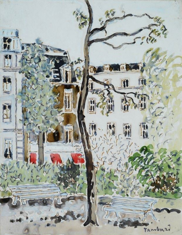 Orfeo Tamburi - Piazza di Parigi