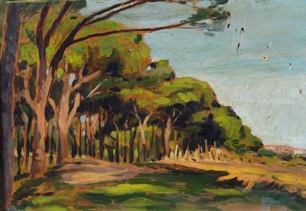 Carlo Domenici - Pineta all'Ardenza