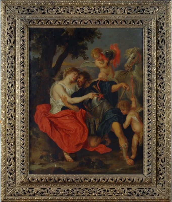 Scuola di Antoon Van Dyck - Venere Disarma Marte