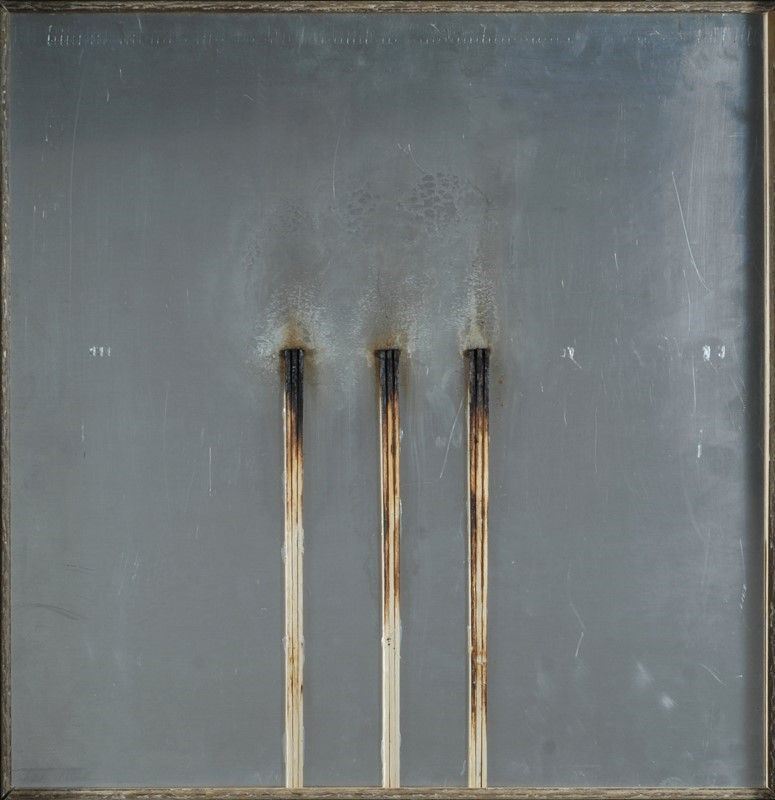 Bernard Aubertin - Dessin De Feu