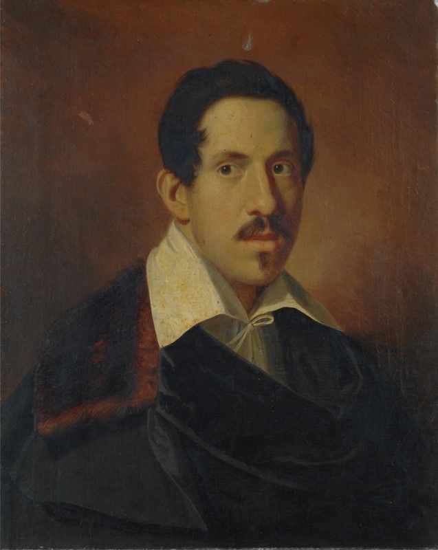 Anonimo, XIX Sec. - Ritratto Virile