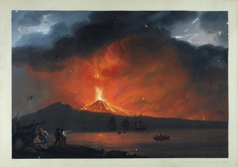Anonimo, XIX Sec. - Vesuvio