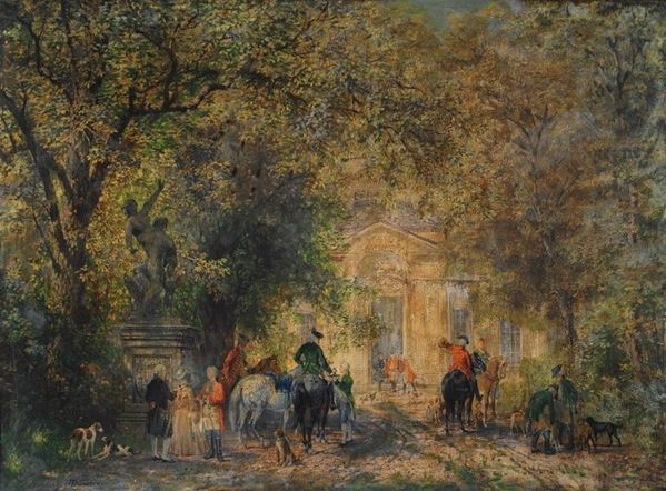 Jhoannes Friedrich Hannings - Prima della caccia