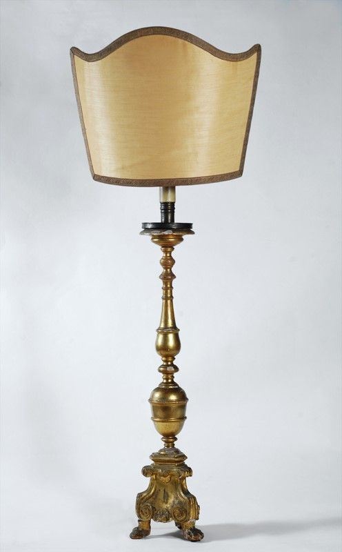 Torciera in legno dorato  (Fine XVIII sec.)  - Asta HOUSE SALE - Galleria Pananti Casa d'Aste