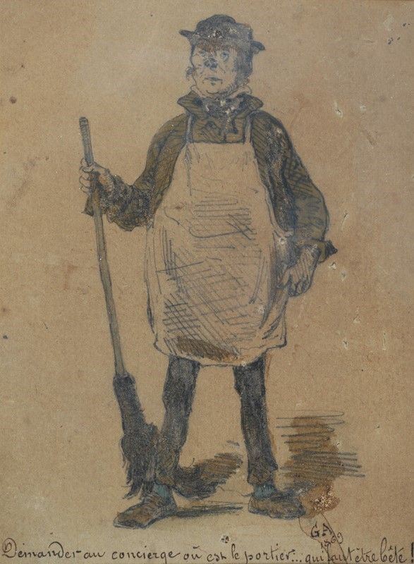 Anonimo Francese, XIX sec. - Spazzino