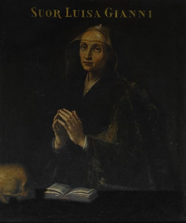 Attr. a Justus Sustermans - Ritratto di Suor Luisa Gianni in preghiera