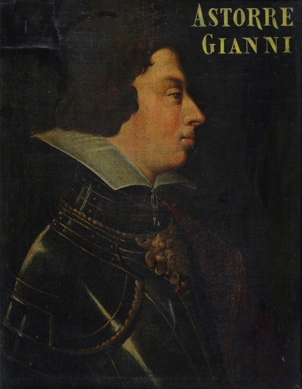 Scuola Fiorentina, XVII Sec. - Ritratto di Astorre Gianni in Armatura