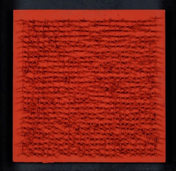 Bernard Aubertin : Tableau Clous  (1970)  - Chiodi dipinti su tavola - Auction Arte moderna e contemporanea - III - Galleria Pananti Casa d'Aste