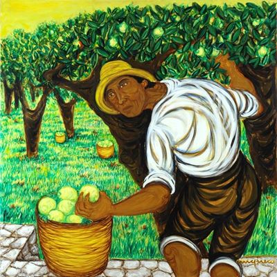 Contadino con Limoni