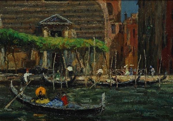Erma Zago - Gondole a Venezia