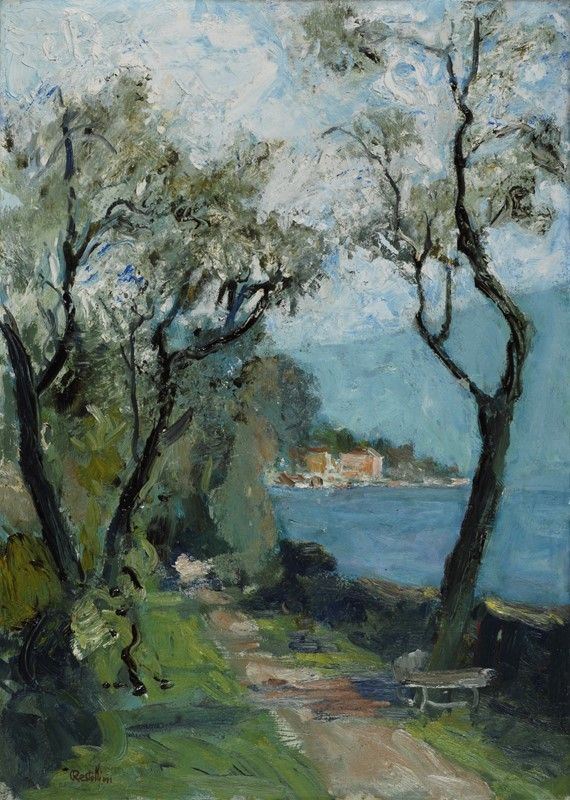 Gian Piero Restellini - Veduta di lago