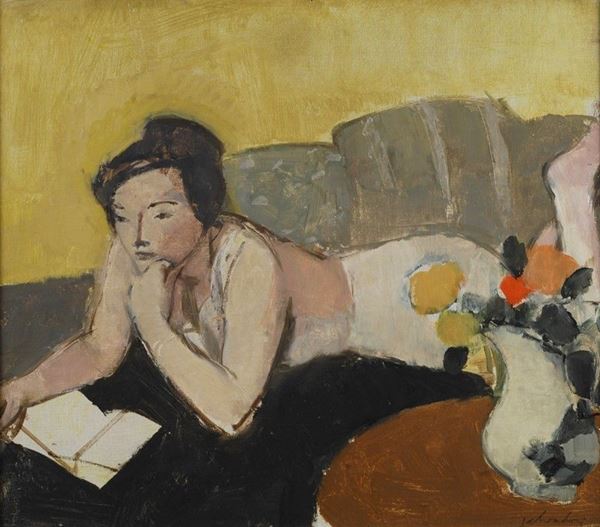 Aldo Salvadori - Donna distesa