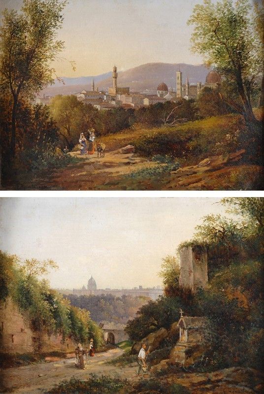 Agricola Eduard -  Vedute di Roma