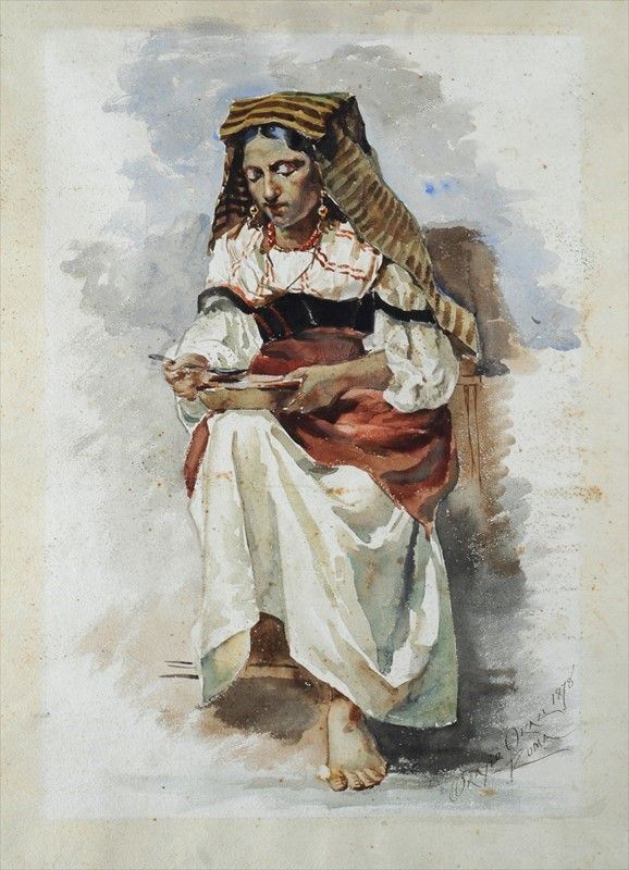 Orazio Orazi - Contadina