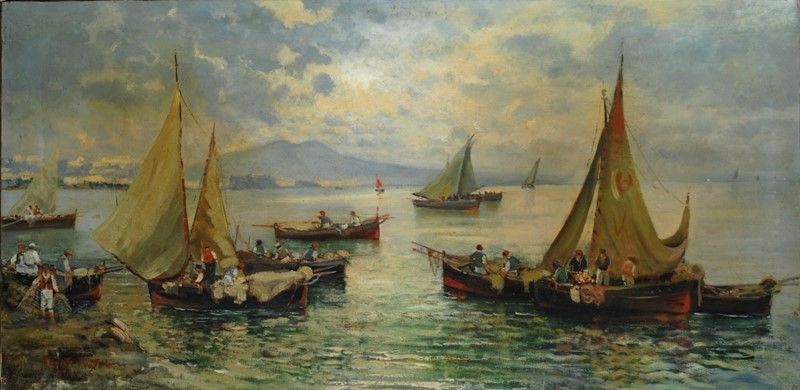 Fausto Pratella - Barche di Pescatori