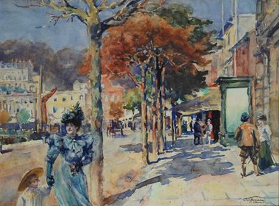 Viale con Figure