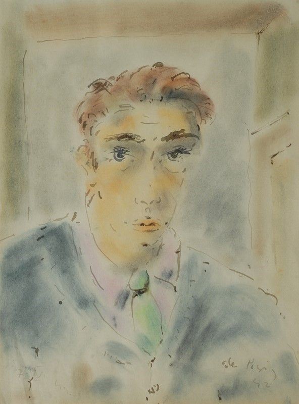 Filippo de Pisis - Ritratto di giovane