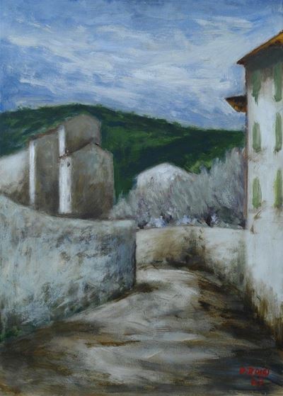 Strada con Case