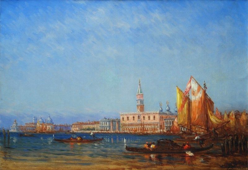 Attr. a Felix Ziem - Venezia
