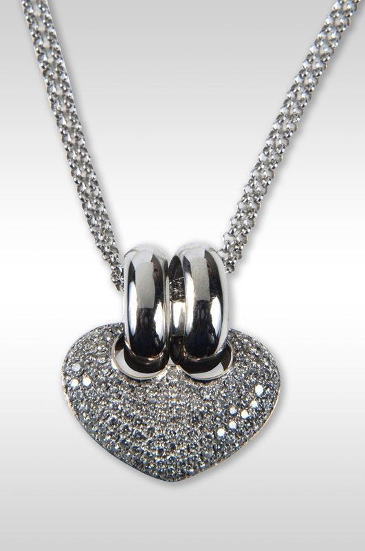 Collier cuore   - Auction GIOIELLI - JEWELS - Galleria Pananti Casa d'Aste
