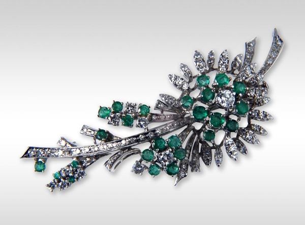Spilla ciondolo   - Asta GIOIELLI - JEWELS - Galleria Pananti Casa d'Aste