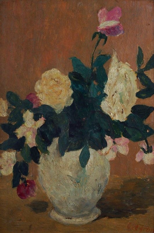 Guido Peyron - Vaso di fiori