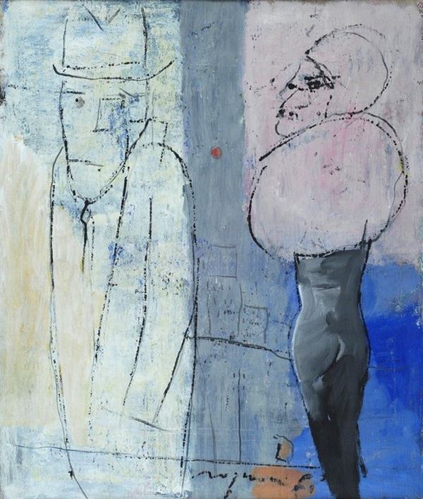 Franco Rognoni : Senza titolo  - Olio su tela - Auction Arte moderna e contemporanea - III - Galleria Pananti Casa d'Aste