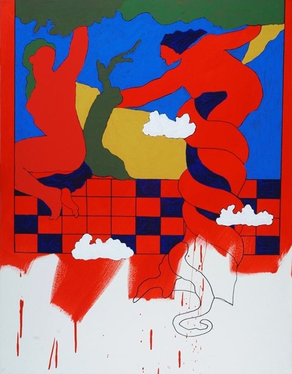 Tano Festa : Senza titolo  (1978)  - Acrilico su tela - Auction Arte moderna e contemporanea - III - Galleria Pananti Casa d'Aste
