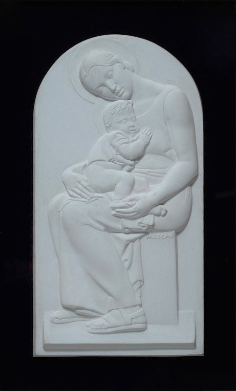 Mario Moschi - Madonna con bambino