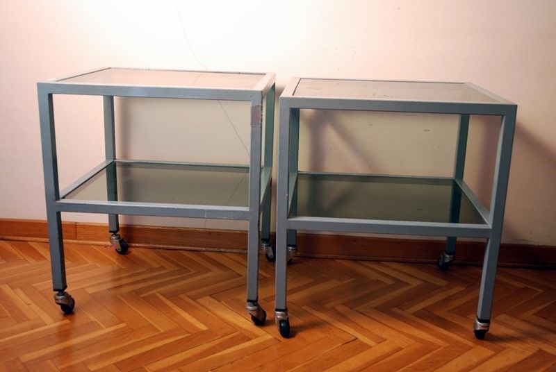 Coppia di Comodini Rettangolari
