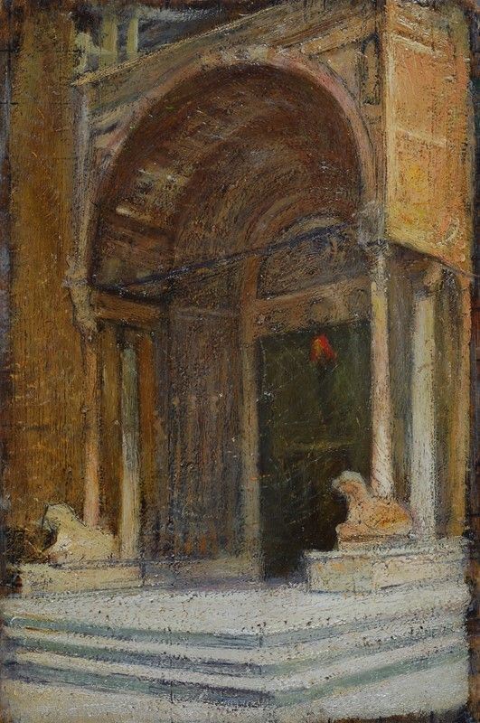 Anonimo, XIX sec. : Porta Regia  - Auction AUTORI DEL XIX E XX SEC, ARTE MODERNA E CONTEMPORANEA - Galleria Pananti Casa d'Aste