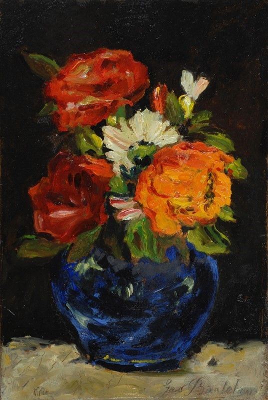 Giovanni Bartolena - Vaso di fiori