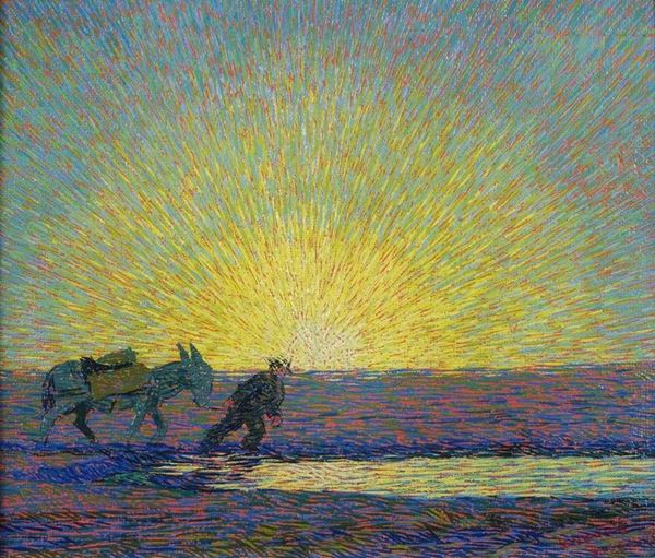 Benvenuto Benvenuti : Alba  - Olio su cartone telato - Auction Autori del XIX e XX sec. - II - Galleria Pananti Casa d'Aste