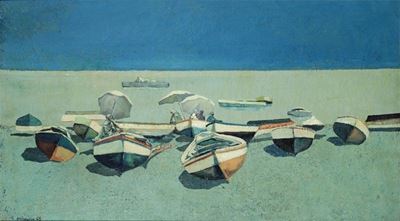 Barche sulla Spiaggia