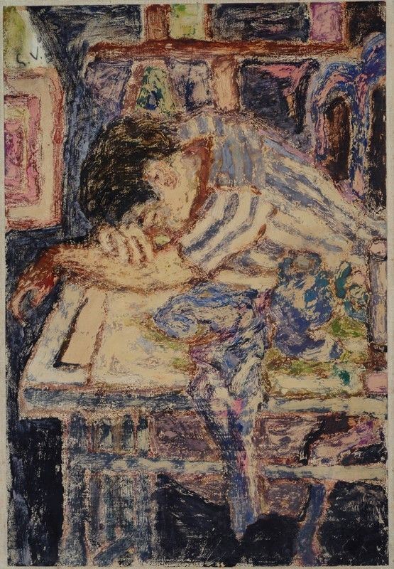 Gianni Vagnetti - Donna addormentata su un tavolo