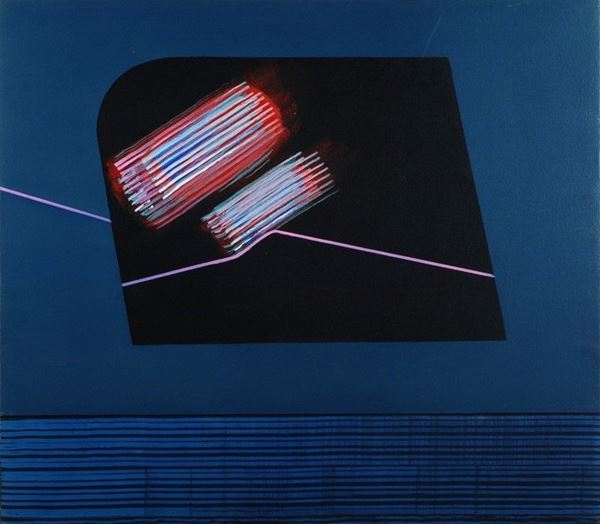 Roberto Crippa : Senza titolo  (1956)  - Olio su tela - Auction ARTE MODERNA E CONTEMPORANEA - III - Galleria Pananti Casa d'Aste
