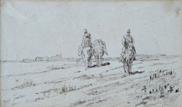 Giovanni Fattori - Cavaleggeri in avanscoperta